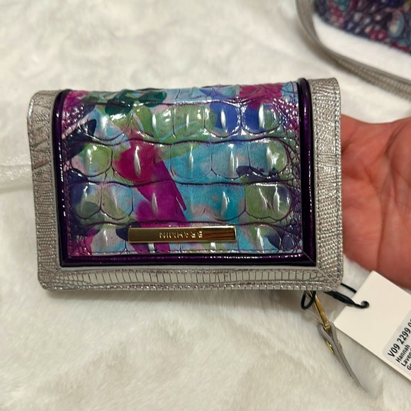 Brahmin Margo crossb and Hannah wallet in lavender blossoming - Picture 5 of 15